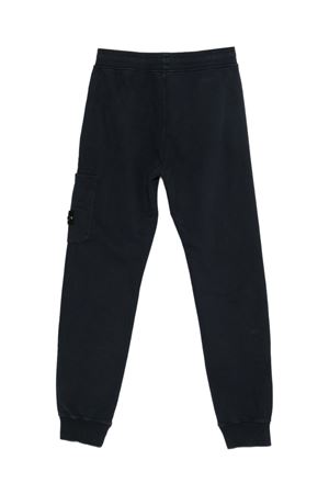 pantalone in cotone blu STONE ISLAND KIDS | K2S166200001S0A20V0020